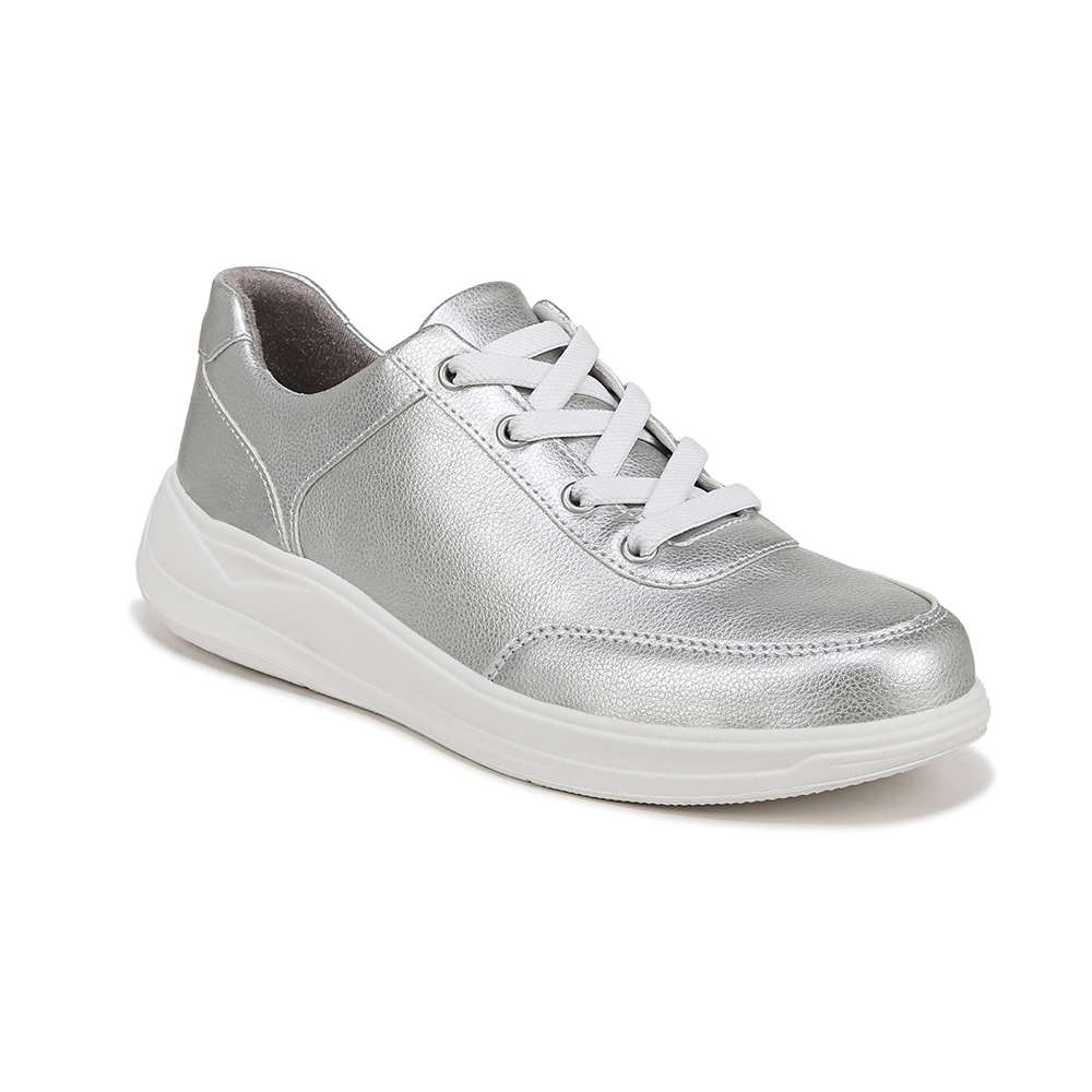 Times Square Lace-Up Casual Sneaker - Silver