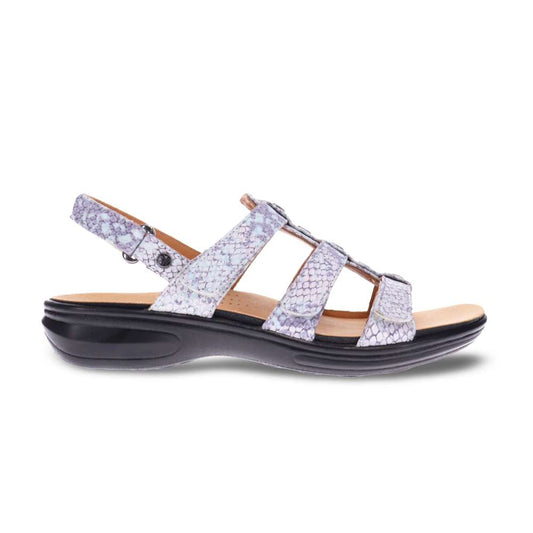 Toledo Slingback Sandal - Teal Snake