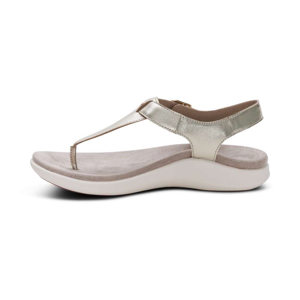 Tracey Adjustable Sandal - Champagne