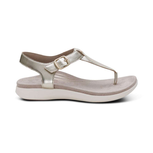 Tracey Adjustable Sandal - Champagne