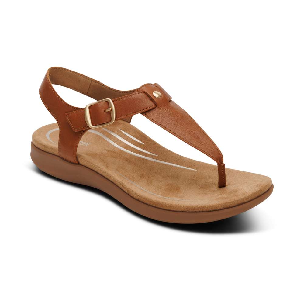 Tracey Adjustable Sandal - Cognac