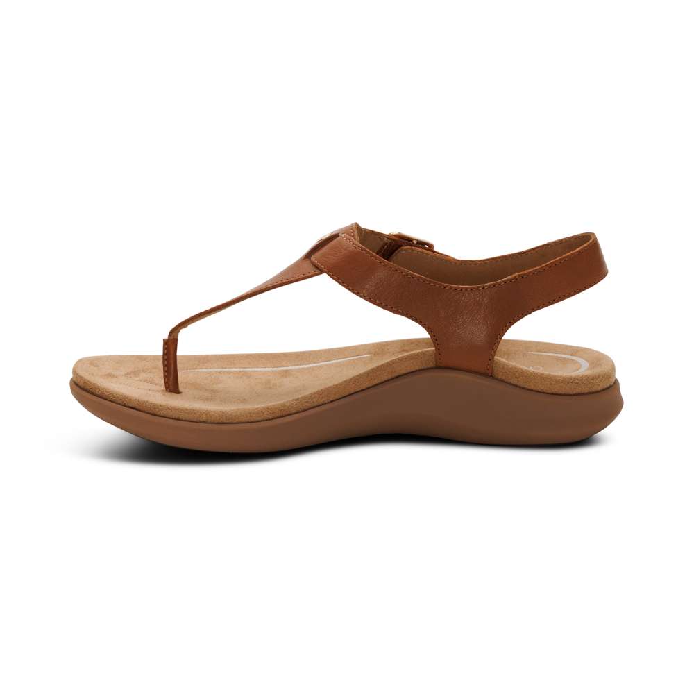 Tracey Adjustable Sandal - Cognac