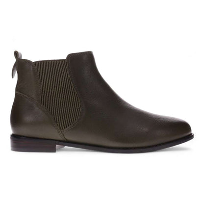 Trinity Zip Boot - Olive