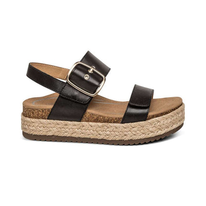 Vania Platform Sandal - Black