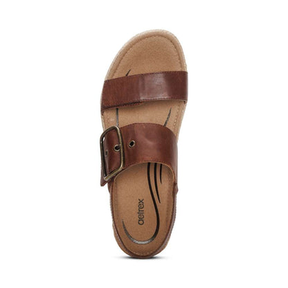 Vania Platform Sandal - Walnut