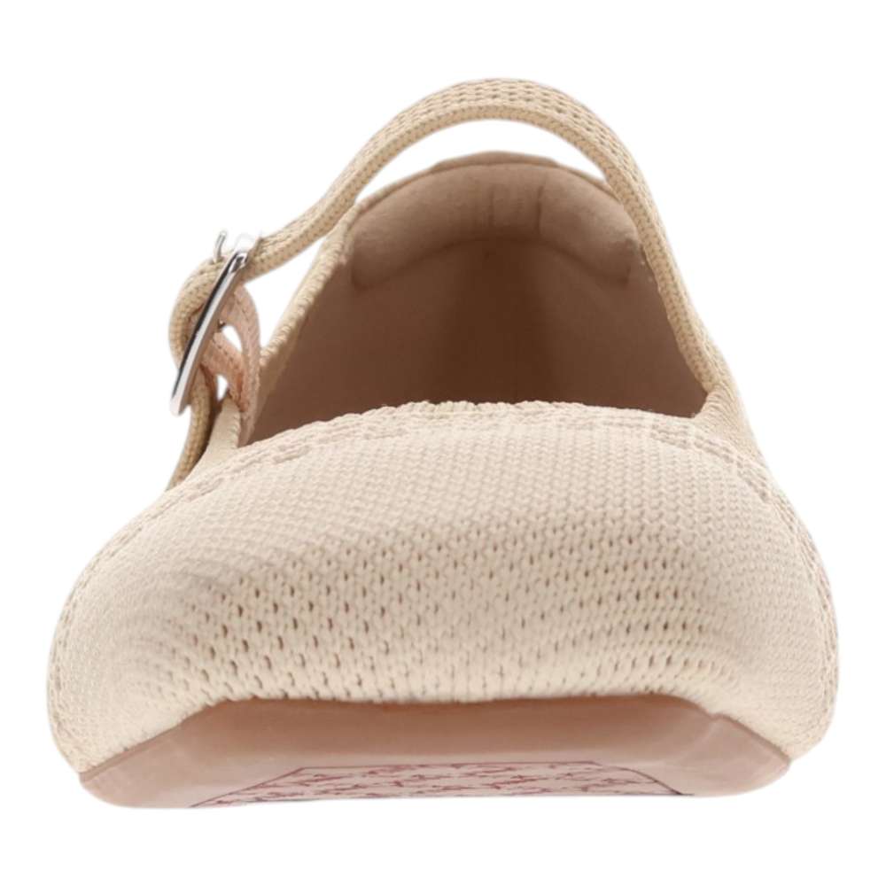 Violet Open Knit Flat - Natural