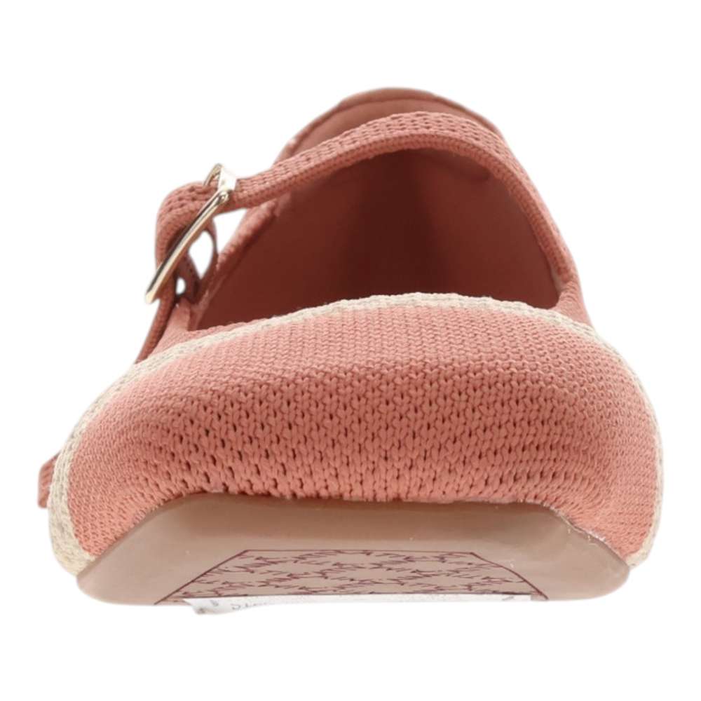 Violet Open Knit Flat - Terracotta