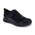Virginia Adjustable Casual Sneaker - Black French