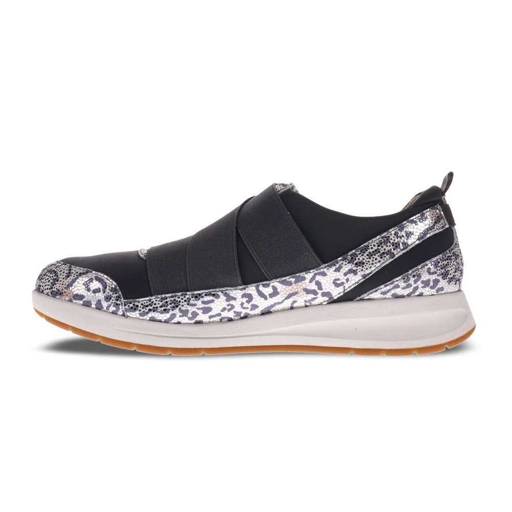 Virginia Adjustable Casual Sneaker - Silver Safari