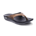 Vitality Recovery Toe Post Sandal - Black/Bronze