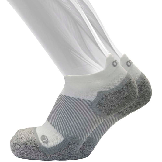 Wide No Show Wellness Performance Sock (WP4+) - White