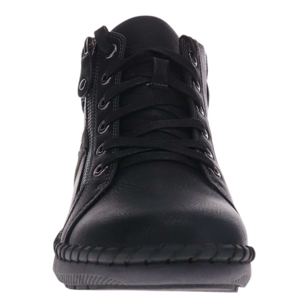 Wanda Zip Boot - Black