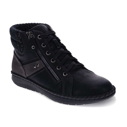 Wanda Zip Boot - Black