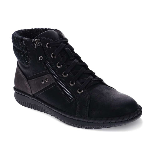 Wanda Zip Boot - Black