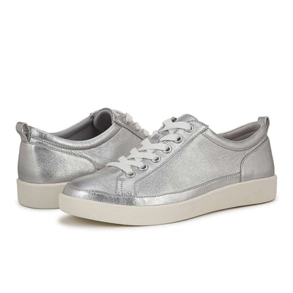Winny Lace-Up Casual Sneaker - Silver